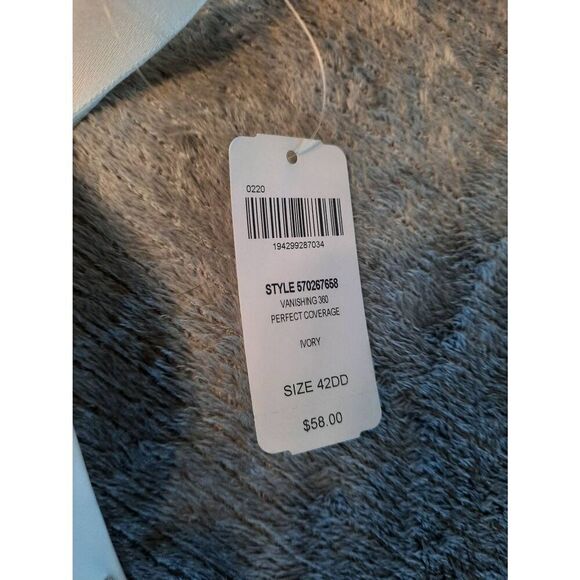 NWT Soma Bra Ivory Vanishing 360 Perfect Coverage 42DD - Picture 2 of 4